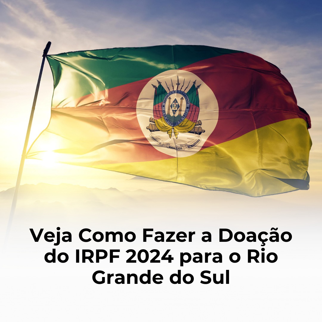 Veja Como Fazer a Doação do IRPF 2024 para o Rio Grande do Sul