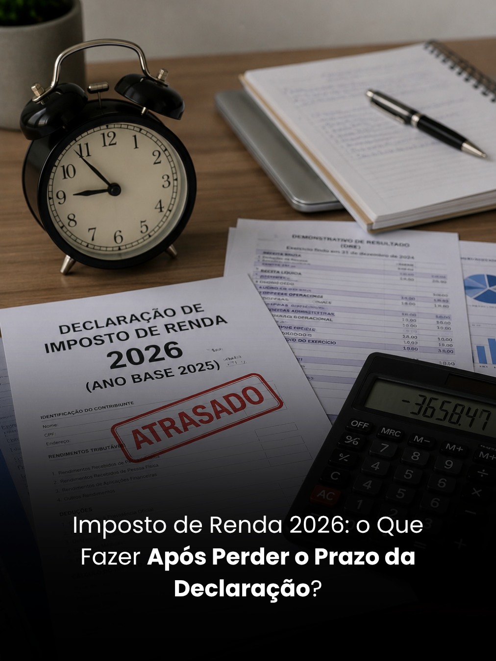 Imposto de Renda 2026: o Que Fazer Após Perder o Prazo da Declaração?